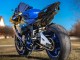 Billigste Yamaha YZF 1000 R1 Motorrad Verkleidung 2020-2025 - Blau Gold