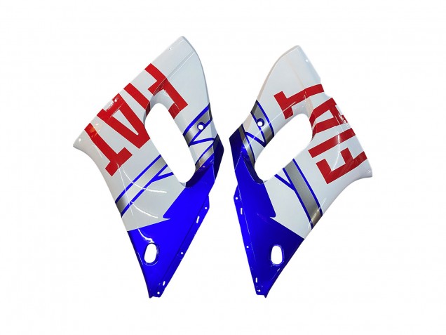 Billigste Yamaha YZF 600 R6 Motorrad Verkleidung 1998-2002 - Weiss Blau Rot Fiat 99