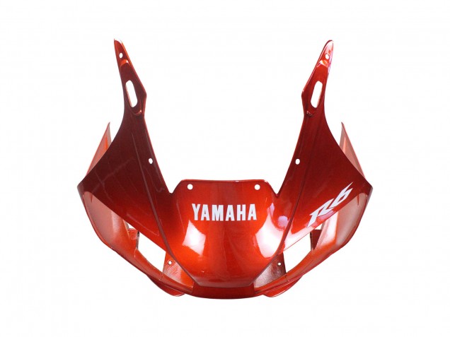 Billigste Yamaha YZF 600 R6 Motorrad Verkleidung 1998-2002 - Orange Matt Schwarz