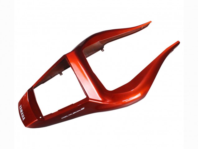 Billigste Yamaha YZF 600 R6 Motorrad Verkleidung 1998-2002 - Orange Matt Schwarz