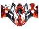 Billigste Yamaha YZF 600 R6 Motorrad Verkleidung 1998-2002 - Orange Matt Schwarz