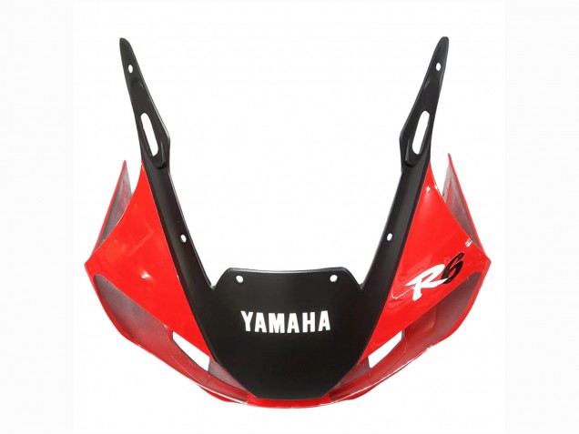 Billigste Yamaha YZF 600 R6 Motorrad Verkleidung 1998-2002 - Weiss Rot Glanzendes Schwarz