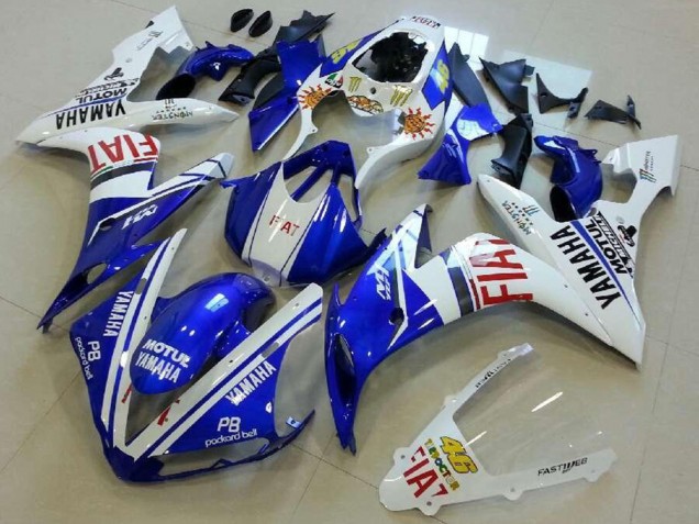 Billigste Yamaha YZF R1 Motorrad Verkleidung 2004-2006 - Weiss Blau Rot Fiat