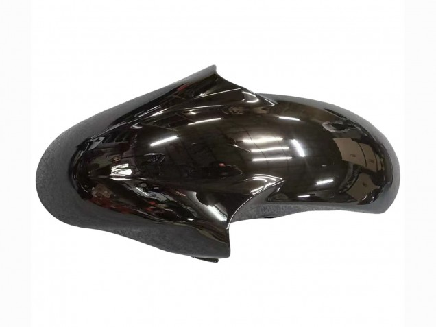 Billigste Yamaha YZF 600 R6 Motorrad Verkleidung 1998-2002 - Silber Glanzendes Schwarz