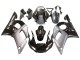 Billigste Yamaha YZF 600 R6 Motorrad Verkleidung 1998-2002 - Silber Glanzendes Schwarz