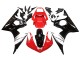 Billigste Yamaha YZF R6S Motorrad Verkleidung 2006-2009 - Rot Weiss Glanzendes Schwarz