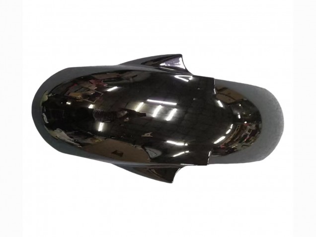 Billigste Yamaha YZF R6 Motorrad Verkleidung 2003-2004 - Glanzendes Schwarz Matt Schwarz Weiss Aufkleber