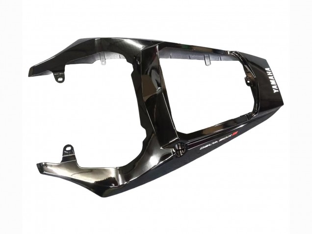 Billigste Yamaha YZF R6 Motorrad Verkleidung 2003-2004 - Glanzendes Schwarz Matt Schwarz Weiss Aufkleber