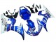 Billigste Yamaha YZF R6 Motorrad Verkleidung 2003-2004 - Weiss Blau Fiat Motul Kastinee