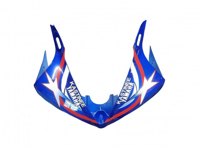 Billigste Yamaha YZF R6S Motorrad Verkleidung 2006-2009 - Weiss Blau Fiat Motul Kastinee