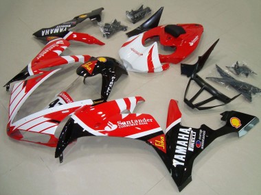 Billigste Yamaha YZF R1 Motorrad Verkleidung 2004-2006 - Rot Weiss Schwarz Santunder