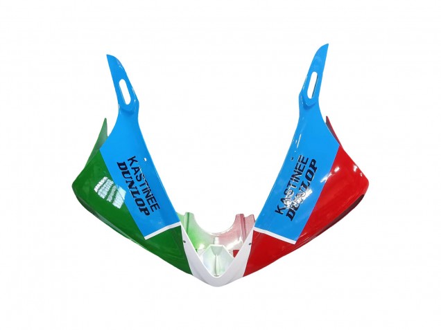 Billigste Yamaha YZF R6S Motorrad Verkleidung 2006-2009 - Weiss Blau Grun Rot Kastinee Dunlop Motul