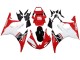 Billigste Yamaha YZF R6 Motorrad Verkleidung 2003-2004 - Weiss Rot Glanzendes Schwarz