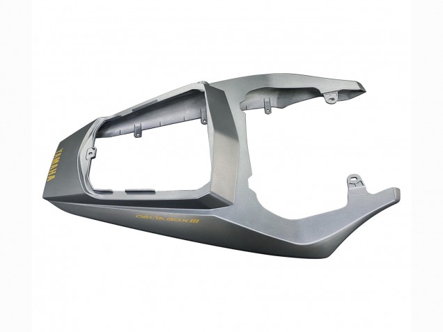 Billigste Yamaha YZF R6S Motorrad Verkleidung 2006-2009 - Matt Grau Matt Schwarz Gold Aufkleber