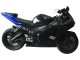 Billigste Yamaha YZF R6S Motorrad Verkleidung 2006-2009 - Blau Matt Schwarz