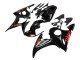 Billigste Yamaha YZF R6S Motorrad Verkleidung 2006-2009 - Glanzendes Schwarz Rot
