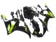 Billigste Yamaha YZF R6S Motorrad Verkleidung 2006-2009 - Glanzendes Schwarz Neon Gelb