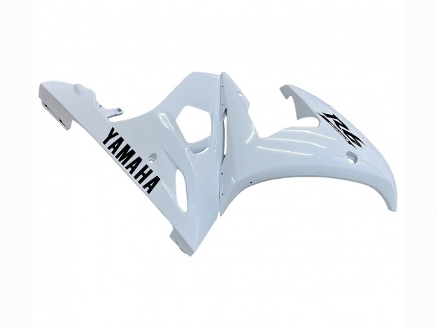 Billigste Yamaha YZF R6S Motorrad Verkleidung 2006-2009 - Weiss Schwarz Aufkleber