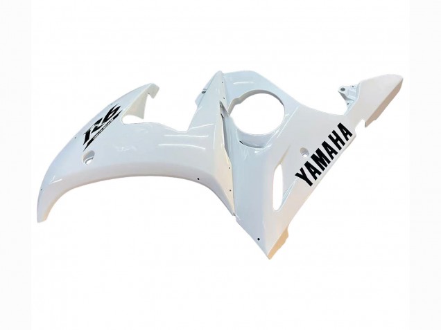 Billigste Yamaha YZF R6S Motorrad Verkleidung 2006-2009 - Weiss Schwarz Aufkleber