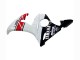 Billigste Yamaha YZF R6 Motorrad Verkleidung 2003-2004 - Weiss Rot Glanzendes Schwarz Motul