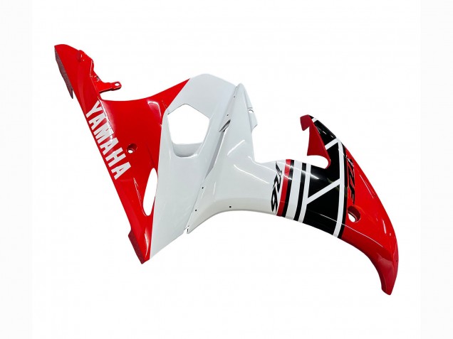 Billigste Yamaha YZF R6S Motorrad Verkleidung 2006-2009 - Rot Weiss Schwarz