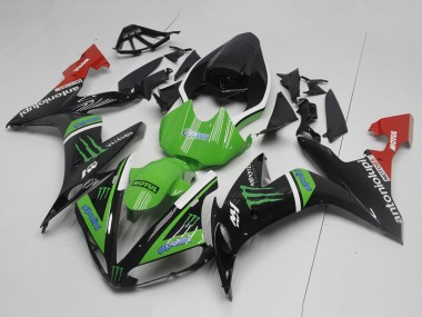 Billigste Yamaha YZF R1 Motorrad Verkleidung 2004-2006 - Glanzendes Schwarz Weiss Rot Grun Monster