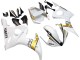 Billigste Yamaha YZF R6S Motorrad Verkleidung 2006-2009 - Weiss Gold