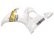 Billigste Yamaha YZF R6S Motorrad Verkleidung 2006-2009 - Weiss Gold