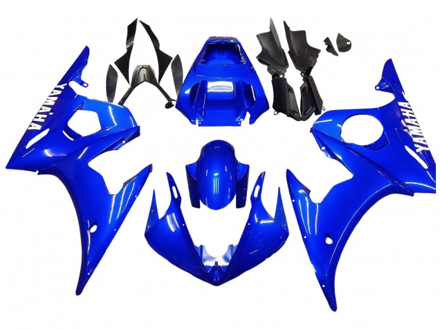 Billigste Yamaha YZF 600 R6 Motorrad Verkleidung 2005 - Blau