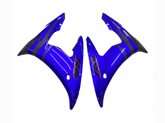 Billigste Yamaha YZF 600 R6 Motorrad Verkleidung 2005 - Glanzendes Blau Schwarz