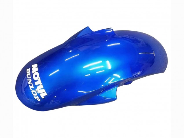Billigste Yamaha YZF 600 R6 Motorrad Verkleidung 2005 - Weiss Blau Dunlop Fiat Motul