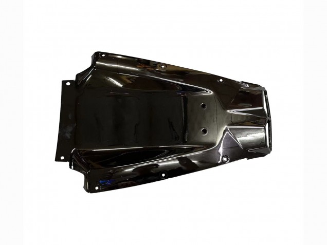 Billigste Yamaha YZF 600 R6 Motorrad Verkleidung 2005 - Glanzendes Schwarz Weiss Lucky Strike Motul