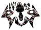 Billigste Yamaha YZF 600 R6 Motorrad Verkleidung 2005 - Glanzendes Schwarz Weiss Lucky Strike Motul