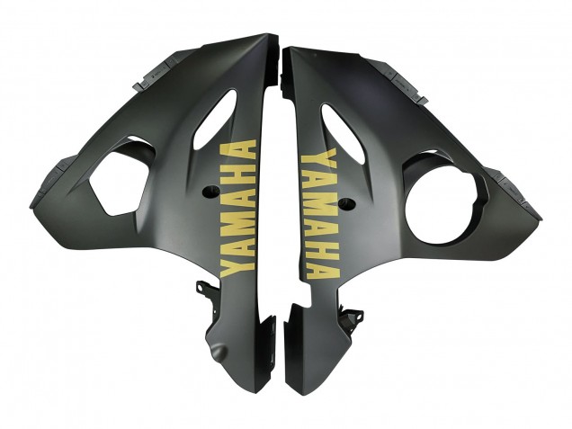 Billigste Yamaha YZF 600 R6 Motorrad Verkleidung 2005 - Grau Matt Schwarz Gold