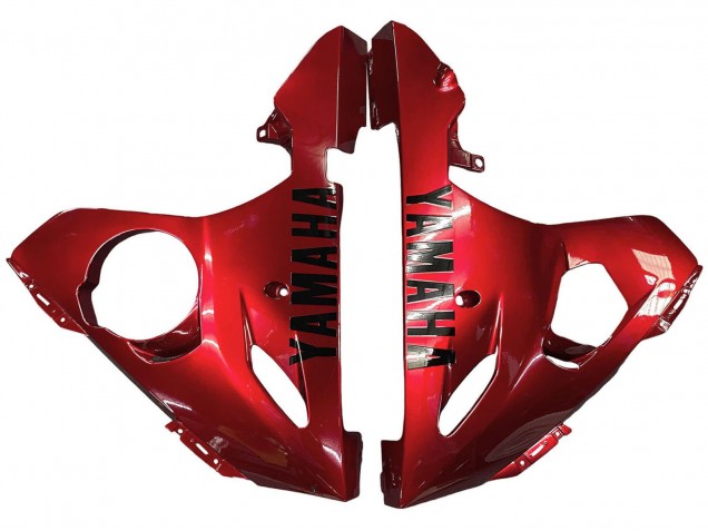 Billigste Yamaha YZF 600 R6 Motorrad Verkleidung 2005 - Rot Matt Schwarz