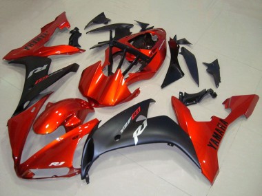 Billigste Yamaha YZF R1 Motorrad Verkleidung 2004-2006 - Rot Matt Schwarz