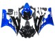 Billigste Yamaha YZF 600 R6 Motorrad Verkleidung 2006-2007 - Blau Glanzendes Schwarz