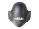Billigste Yamaha YZF 600 R6 Motorrad Verkleidung 2006-2007 - Matt Schwarz Silber Flamme