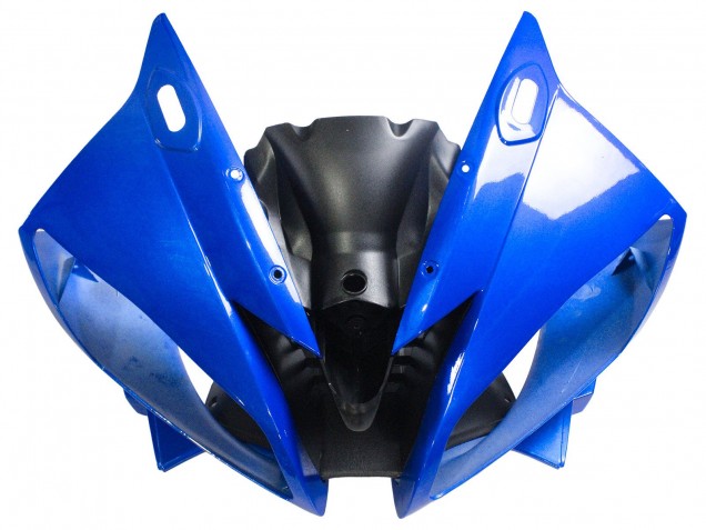 Billigste Yamaha YZF 600 R6 Motorrad Verkleidung 2006-2007 - Blau Weiss Glanzendes Schwarz