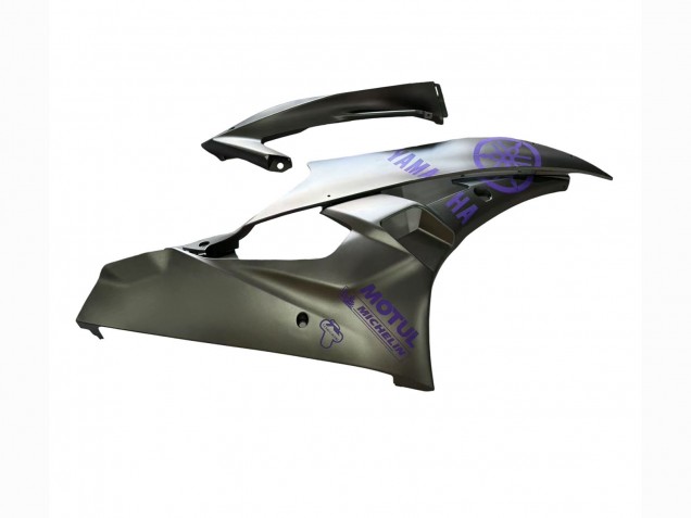 Billigste Yamaha YZF 600 R6 Motorrad Verkleidung 2006-2007 - Grau Lila Motul