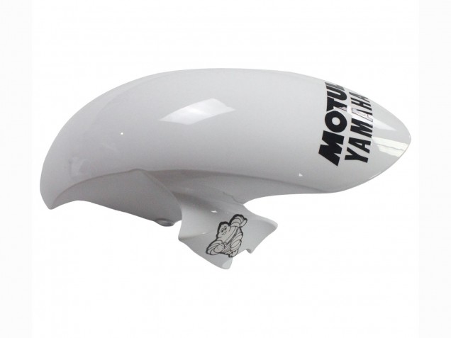Billigste Yamaha YZF 600 R6 Motorrad Verkleidung 2006-2007 - Weiss Glanzendes Schwarz Motul Michelin