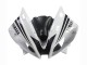 Billigste Yamaha YZF 600 R6 Motorrad Verkleidung 2006-2007 - Weiss Glanzendes Schwarz Motul Michelin