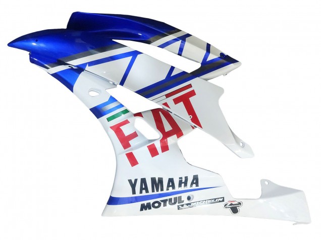 Billigste Yamaha YZF 600 R6 Motorrad Verkleidung 2006-2007 - Weiss Blau Rot Fiat Motul Michelin