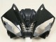 Billigste Yamaha YZF 600 R6 Motorrad Verkleidung 2006-2007 - Glanzendes Schwarz Matt Schwarz Weiss Motul Michelin