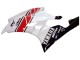 Billigste Yamaha YZF 600 R6 Motorrad Verkleidung 2006-2007 - Weiss Rot Schwarz Motul