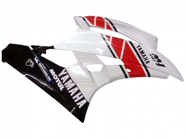 Billigste Yamaha YZF 600 R6 Motorrad Verkleidung 2006-2007 - Weiss Rot Schwarz Motul