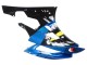 Billigste Yamaha YZF 600 R6 Motorrad Verkleidung 2006-2007 - Blau Neon Grun Schwarz Hai