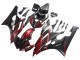 Billigste Yamaha YZF 600 R6 Motorrad Verkleidung 2006-2007 - Rot Matt Schwarz