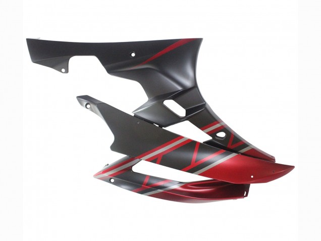 Billigste Yamaha YZF 600 R6 Motorrad Verkleidung 2006-2007 - Rot Matt Schwarz
