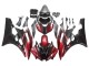 Billigste Yamaha YZF 600 R6 Motorrad Verkleidung 2006-2007 - Rot Matt Schwarz